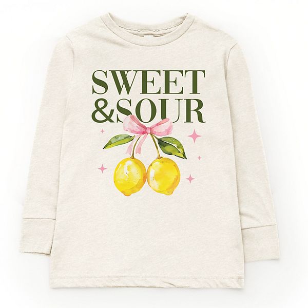 

Футболка с длинным рукавом Sweet & sour lemon youth The Juniper Shop, Natural