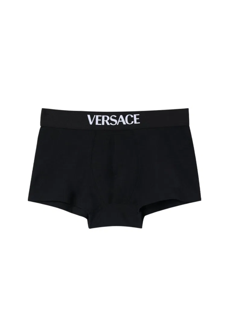 Трусы мужские, черные, модель 10209851A14783 Versace — фото 2
