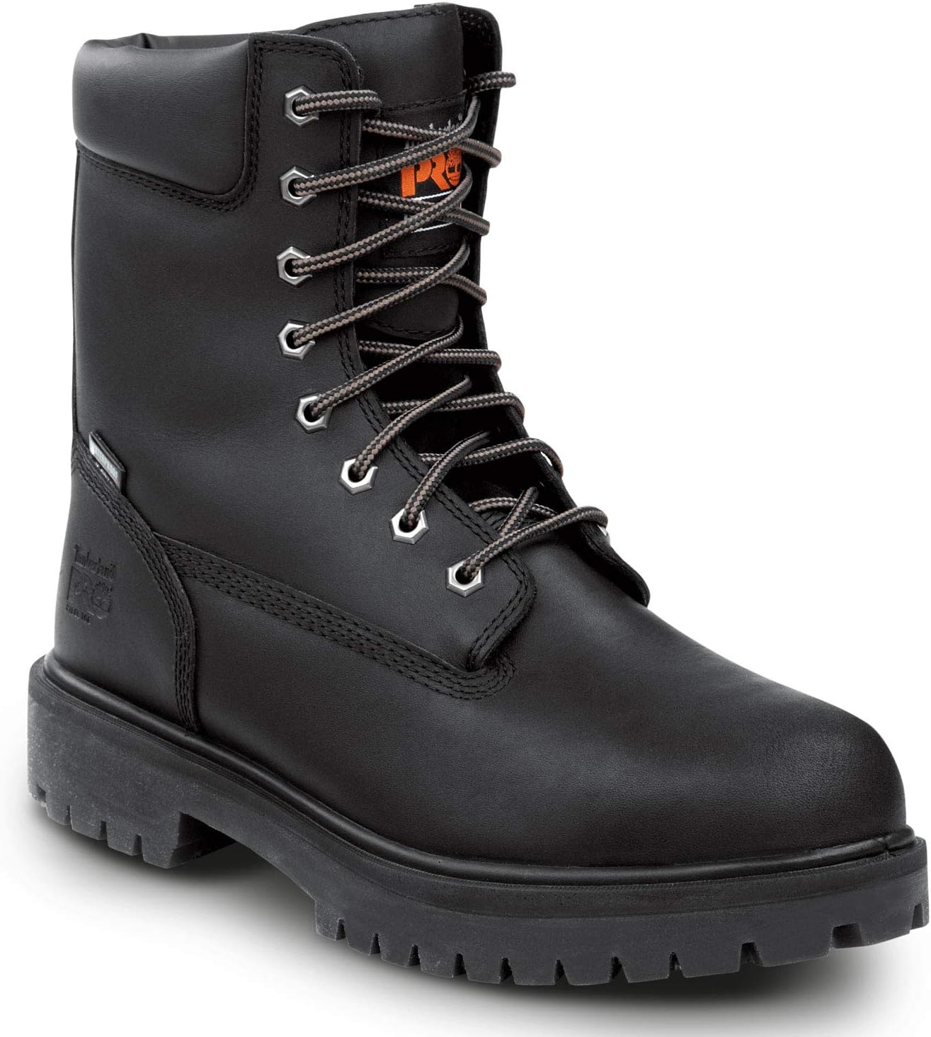 

Timberland PRO 8IN мужские, со стальным мыском, EH, с противоскользящей подошвой MaxTrax, водонепроницаемые ботинки, Black