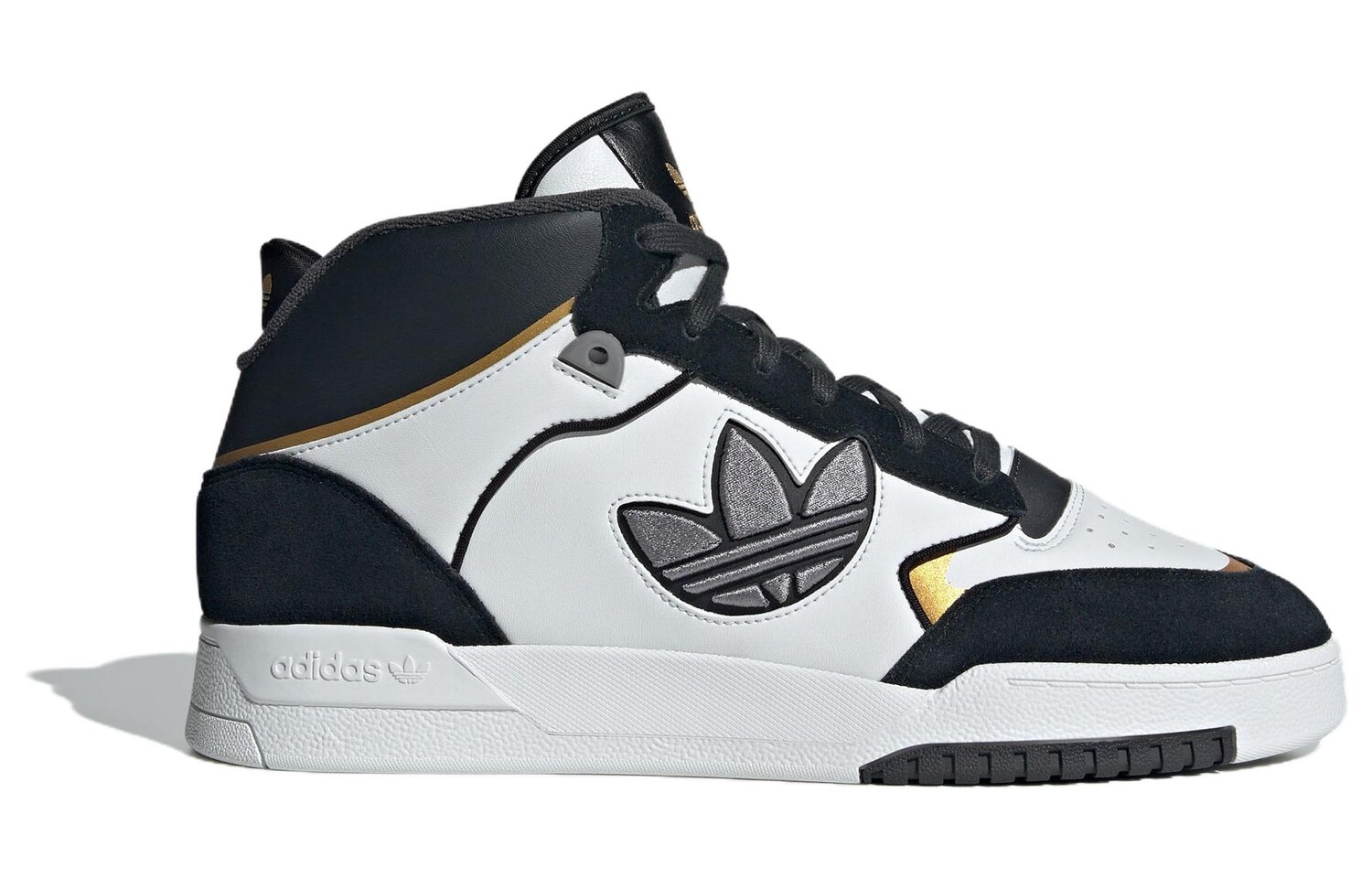 Кроссовки для скейтбординга adidas originals Drop Step унисекс, Black/White — фото 2