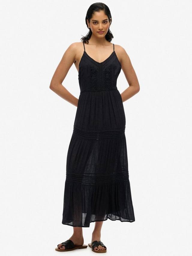 

Платье макси Ibiza Cami Superdry, Black