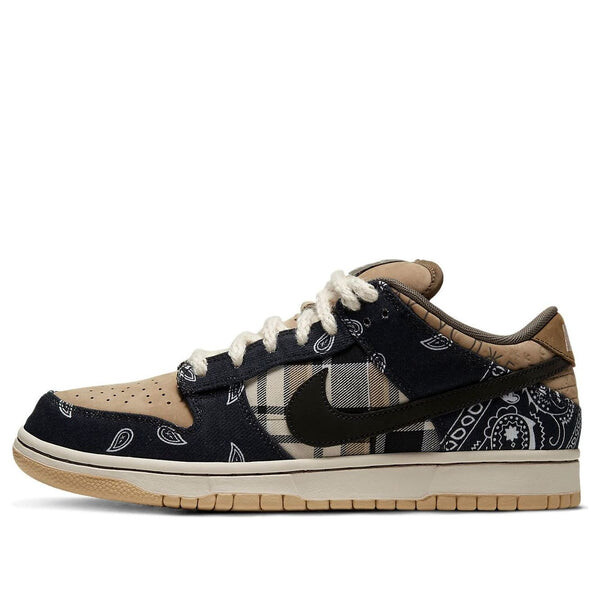 

Кроссовки x travis scott sb dunk low premium qs Nike, черный