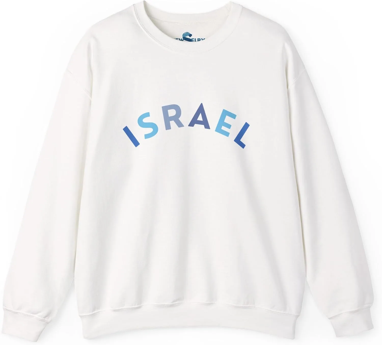 Толстовка Jewselry Israel с принтом Am Yisrael chai GENERIC, белый