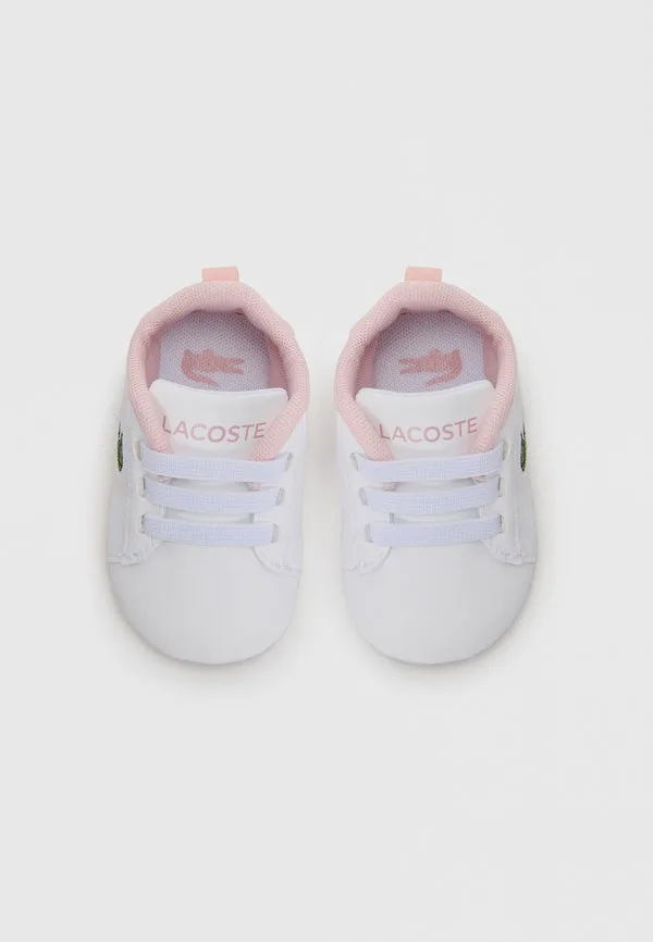Кроссовки унисекс carnaby set Lacoste, White/Pink — фото 4