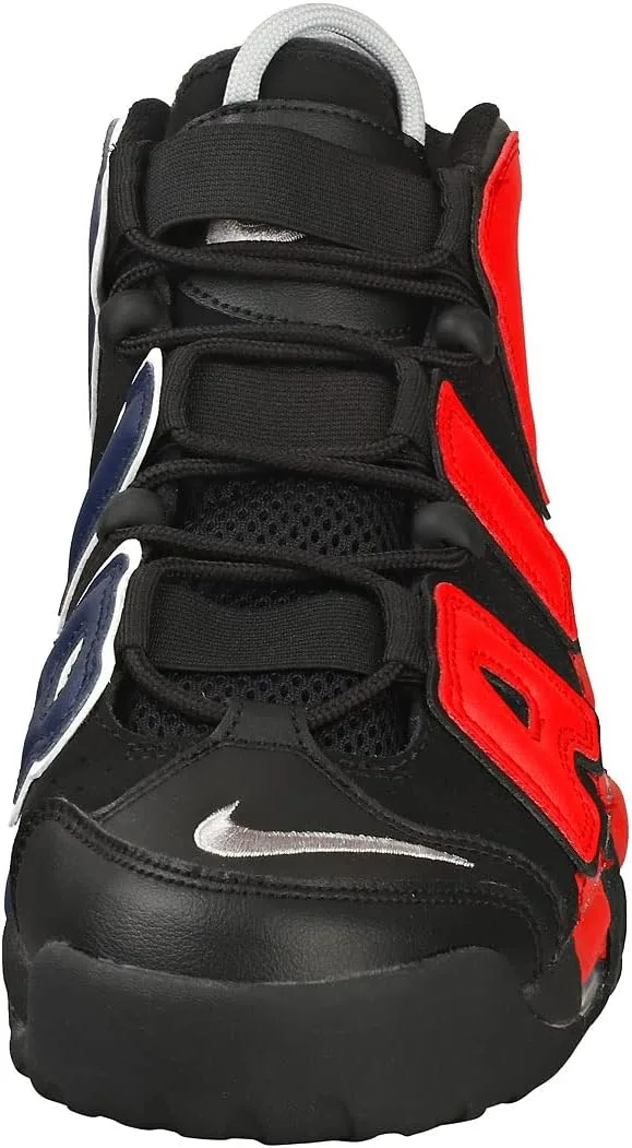 Баскетбольные кроссовки Nike Court Borough Mid (PSV)-870026 для мальчиков, черный/красный — фото 3