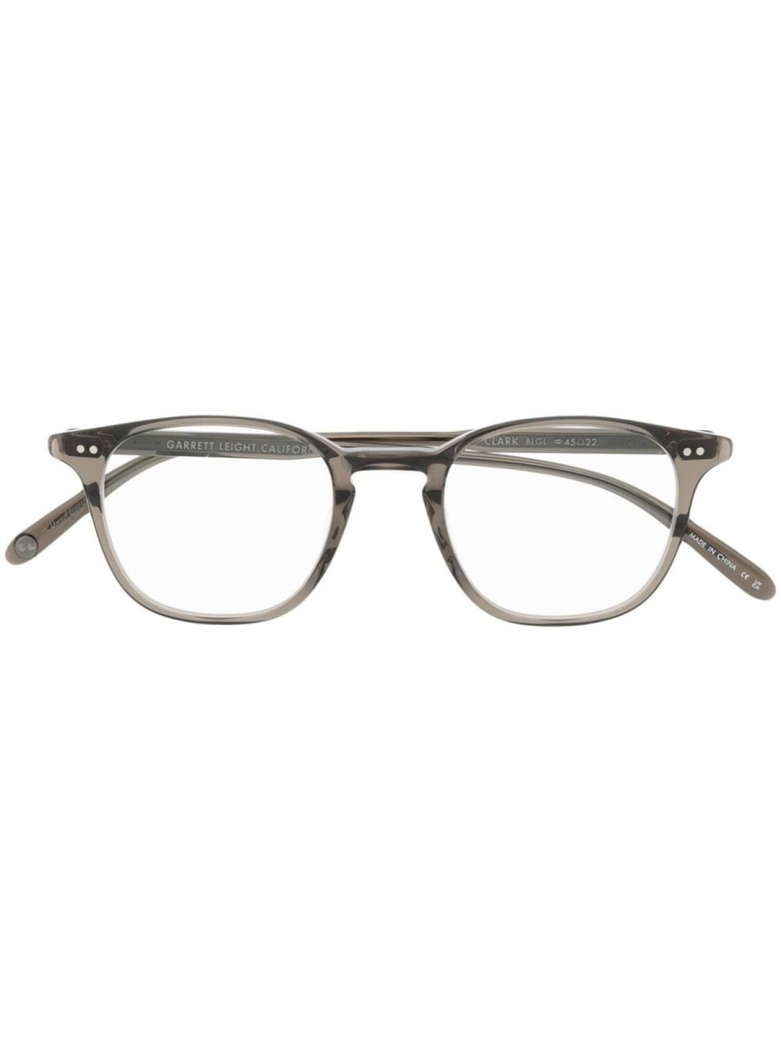 

Garrett Leight очки в круглой оправе, серый