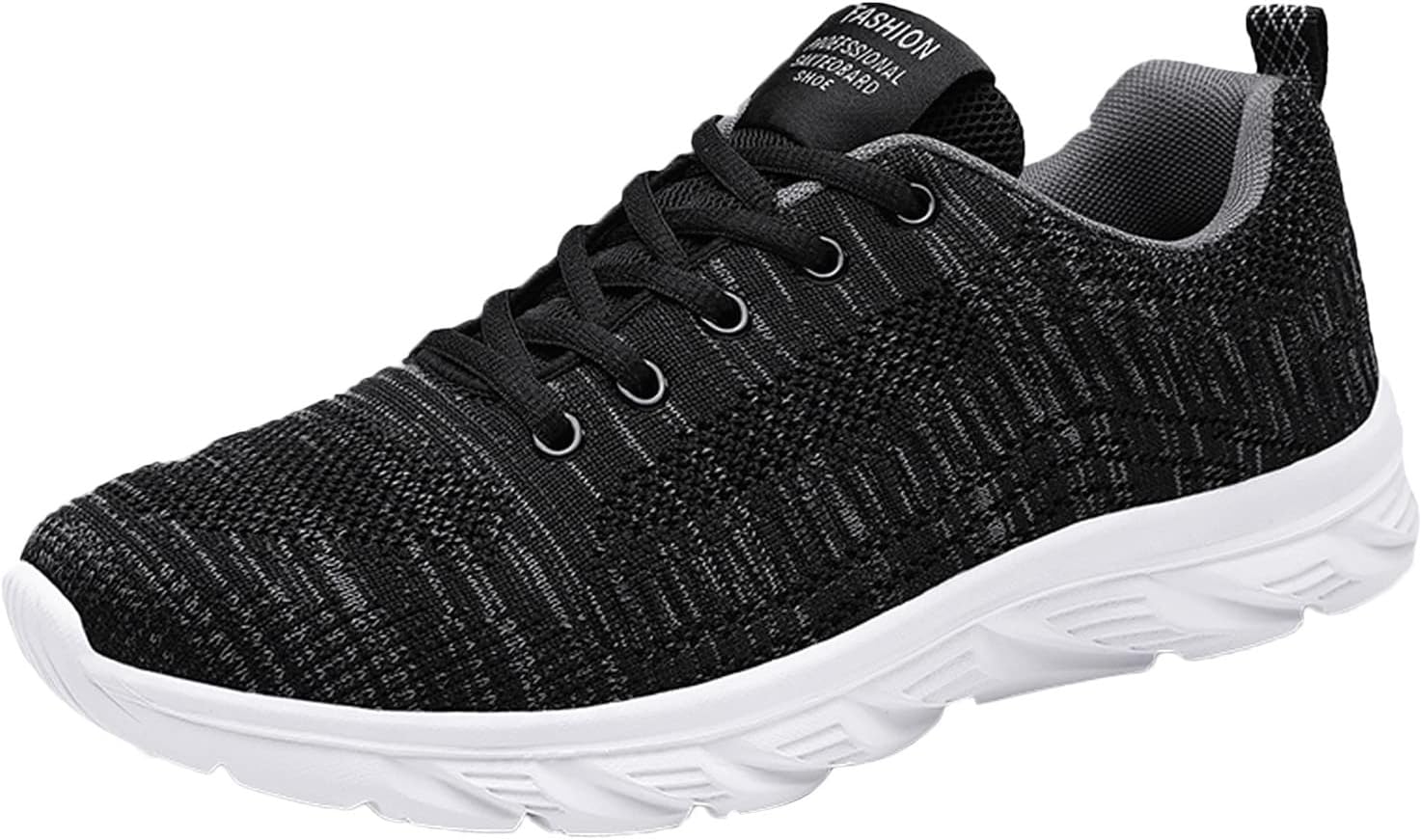 

Мужские кроссовки IWIHMIV для спорта и бега, противоскользящие, дышащие, легкие, для повседневной ходьбы, серый