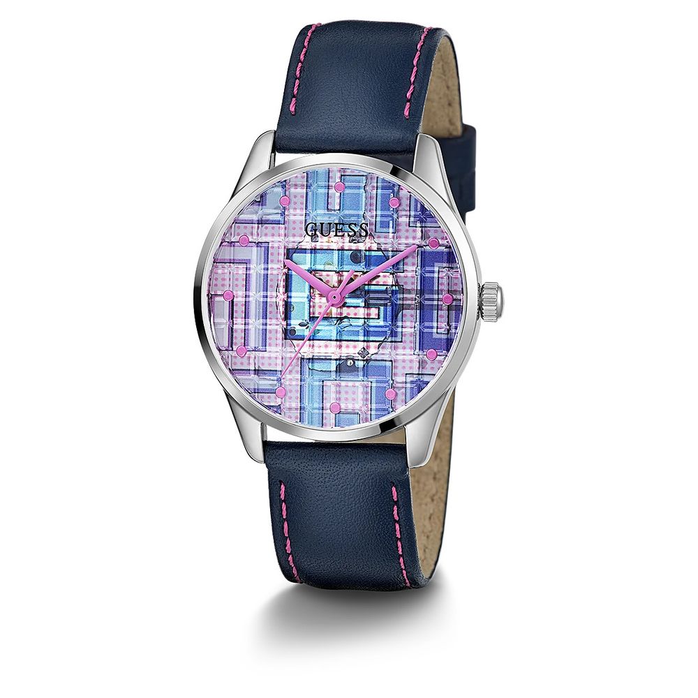 

Часы из синей кожи GUESS