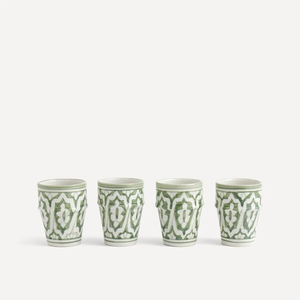 

Набор из 4 чашек Fassia Mint Chabi Chic, светло-зеленый