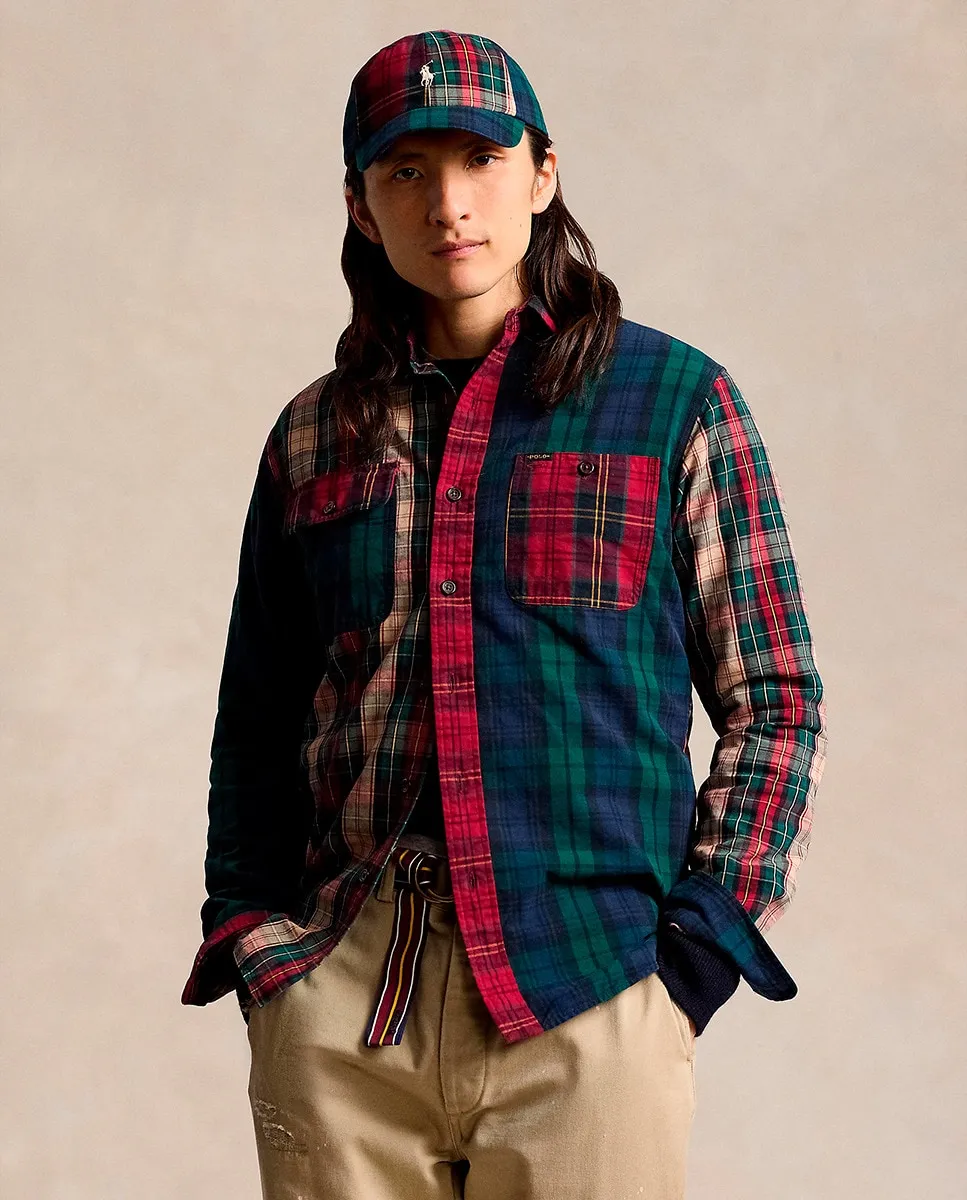 

Оксфордская мужская рубашка классического кроя Polo Ralph Lauren, мультиколор