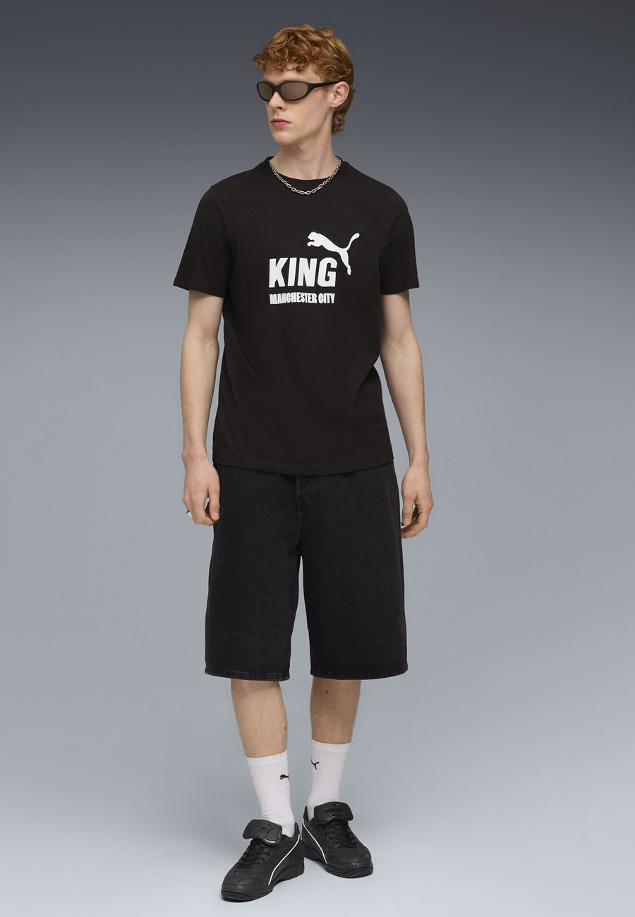 

Футболка Puma MCFC KING LOGO, Black, Черный, Футболка Puma MCFC KING LOGO, Black
