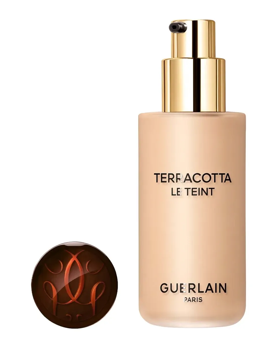 Тональная основа для макияжа Terra 25 Glow Flui 35 мл Guerlain, 2W Warm / Doré — фото 2