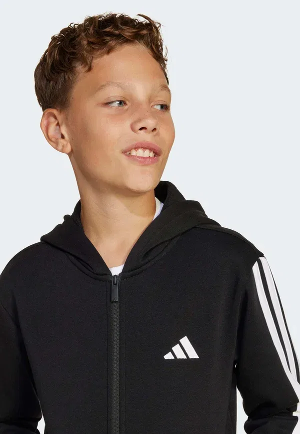 Толстовка на молнии Adidas Performance, черно-белый — фото 4