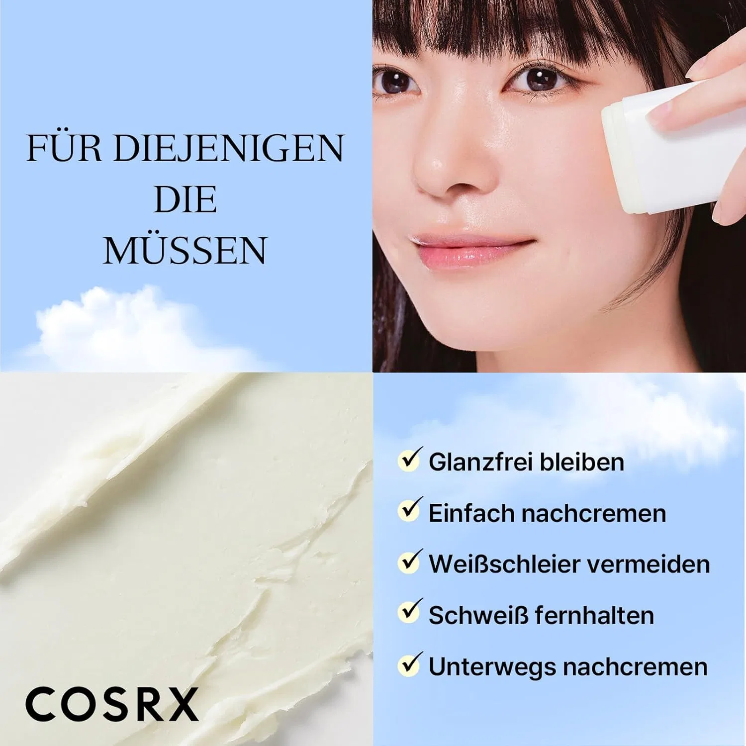 Солнцезащитный стик «Airy-Light Invisible SunStick» SPF50 PA++++ от COSRX ‎Cosrx — фото 3