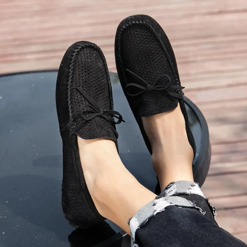 Лоферы дышащие Men's Loafers, Black PUGHGAETZF — фото 3