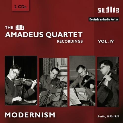 

CD диск Britten / Rias Amadeus Quartet: Rias Amadeus Quartet Recordings 4 - Modernism