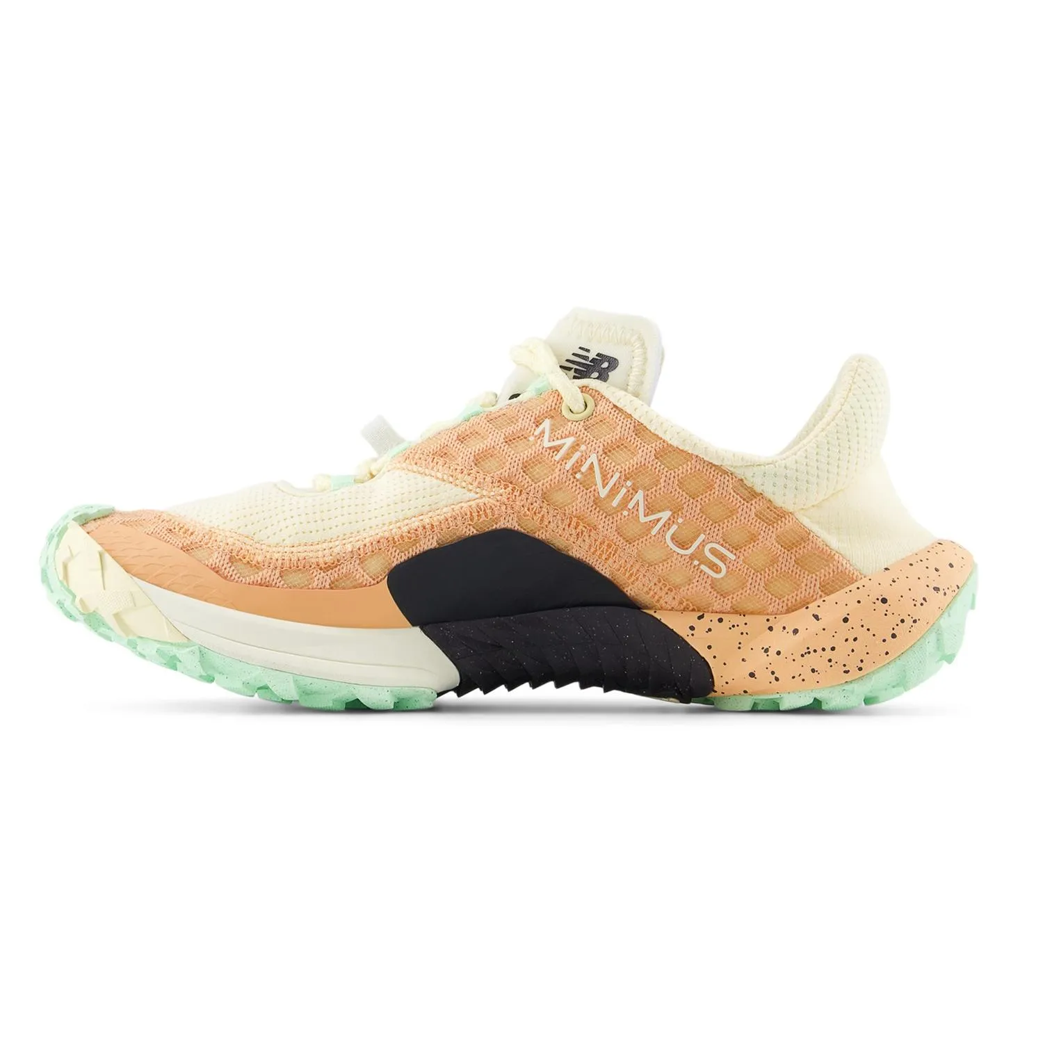 Женские минималистичные кроссовки для трейлраннинга Minimus Trail New Balance, Dried Orange/Lab Green/Calcium — фото 2