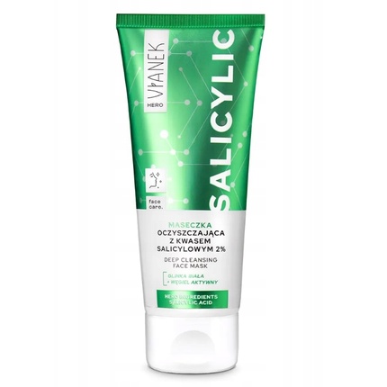 

Hero Salicylic Очищающая маска с салициловой кислотой, 75 мл Vianek