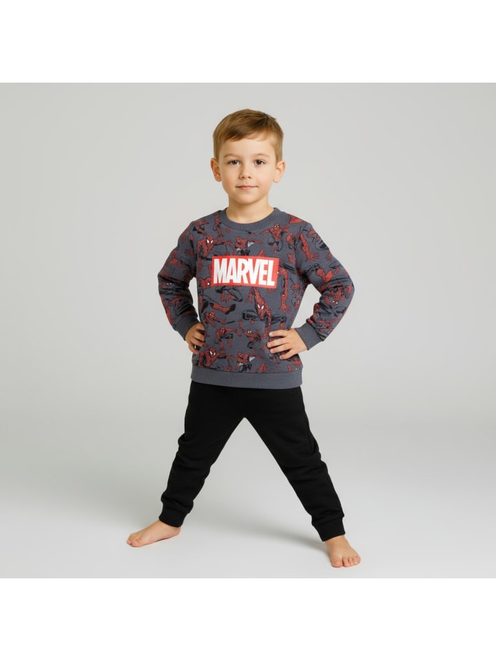 Толстовка с принтом Человек-паук серого цвета Spiderman — фото 4