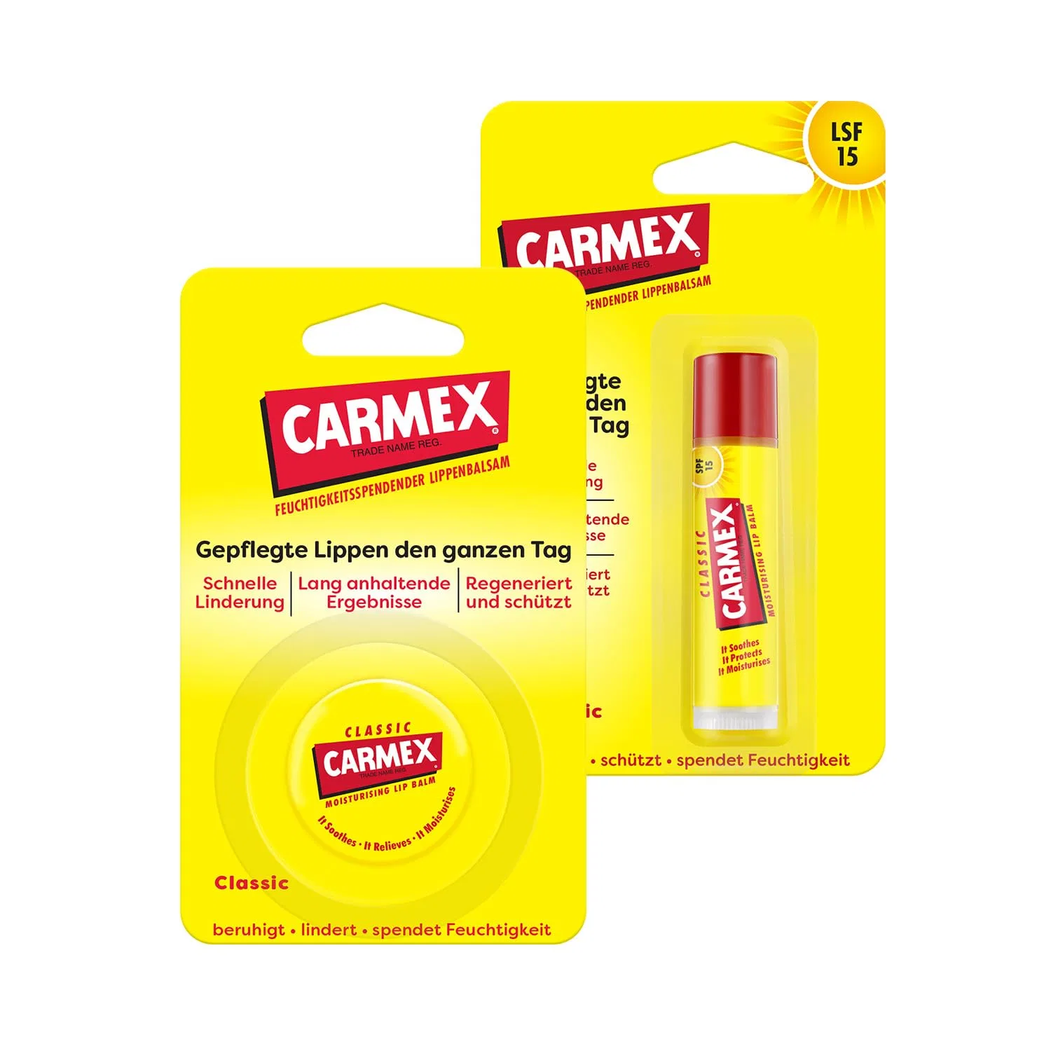 Набор бальзамов для губ Carmex Classic Stick и Jar, 2 штуки Carmex