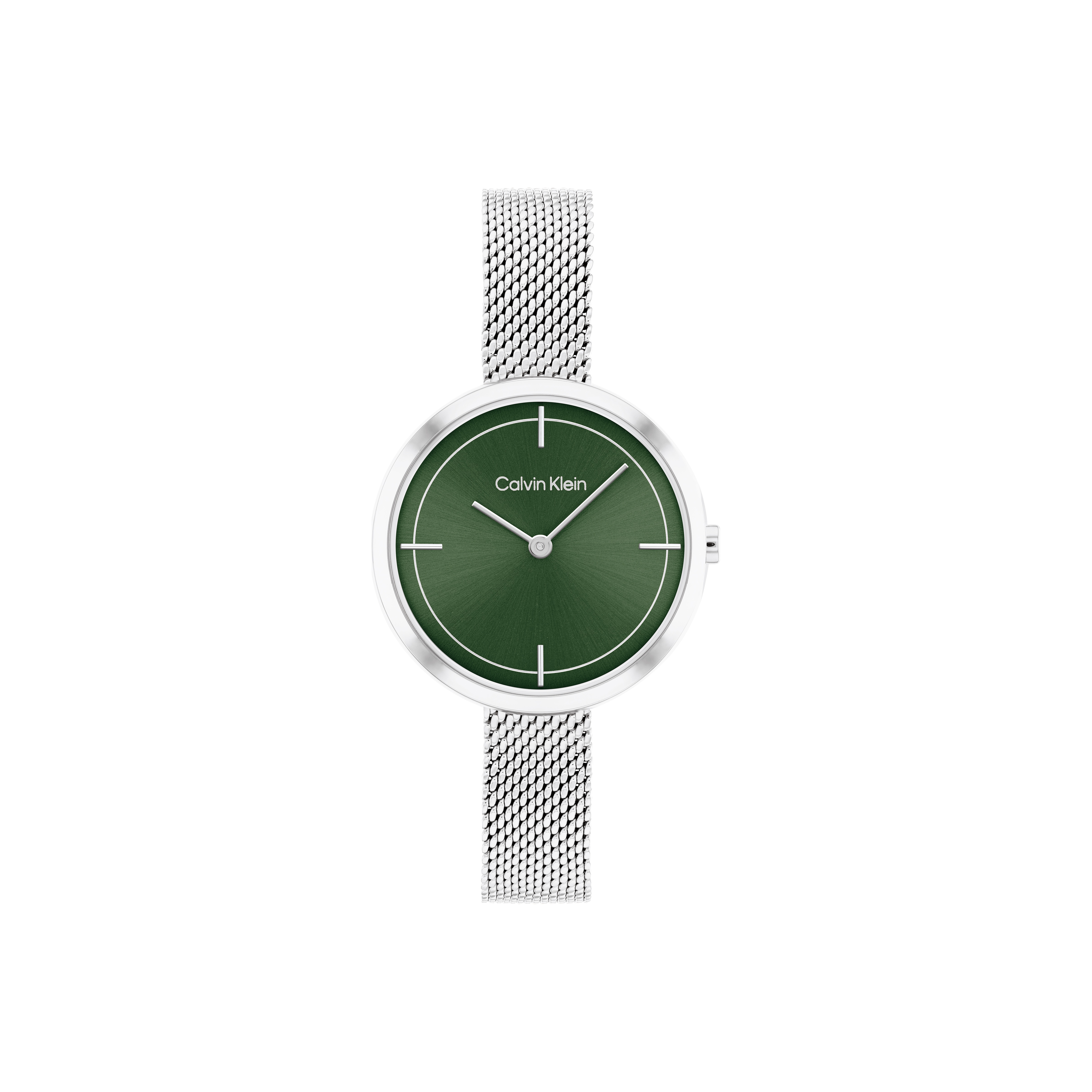 

Calvin Klein Часы Wind Style Collection Wrist Watch Quartz Movement Stainless Steel Watchband 30mm Green Dial Women's Watch, Green Dial