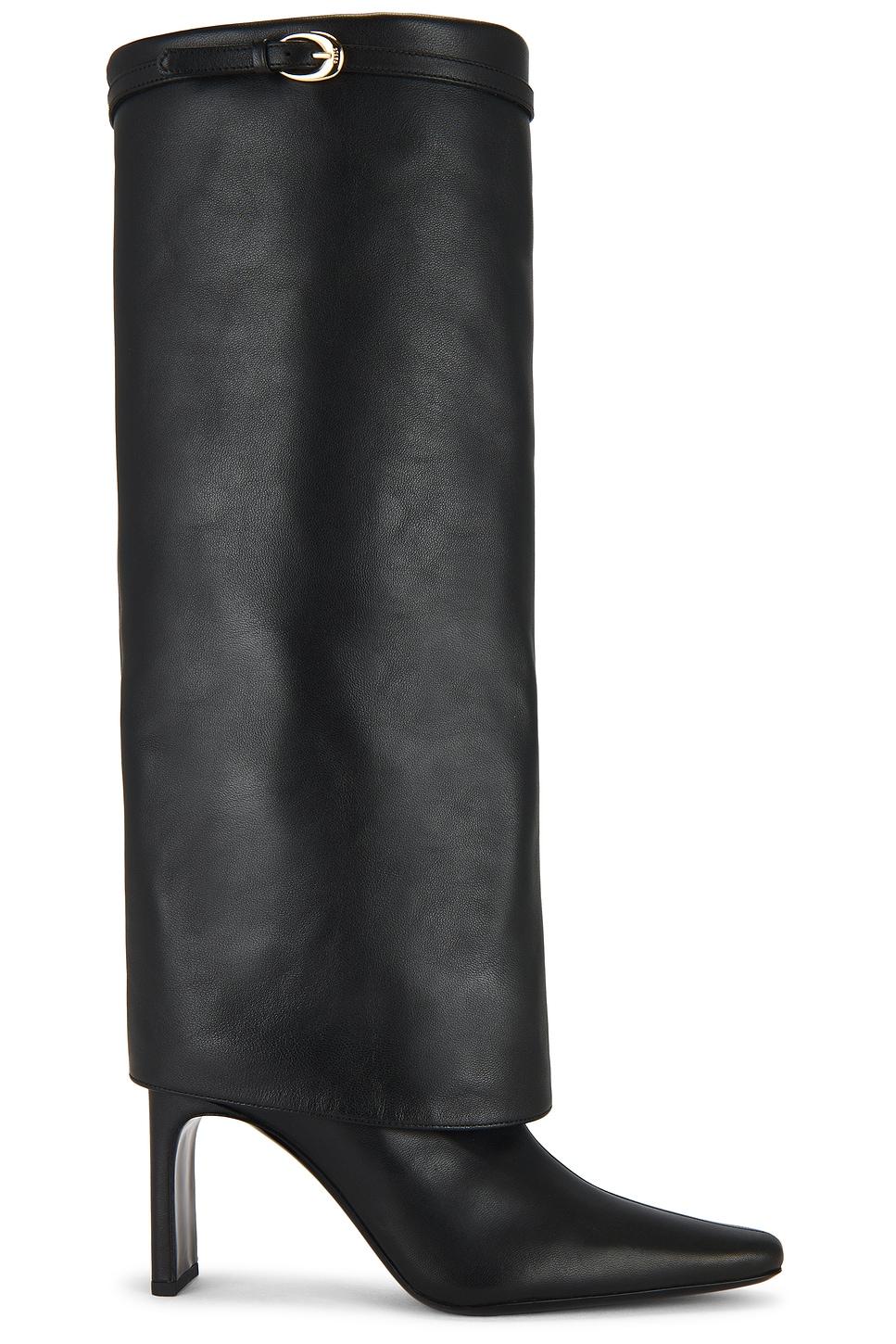 Wally Foldover High Heel Сапоги Staud, Black