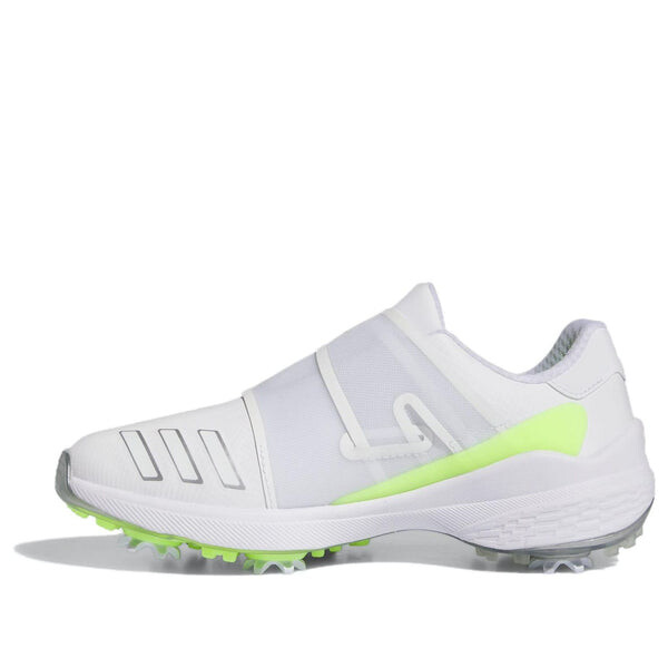 Кроссовки (WMNS) Adidas ZG23 BOA Lightstrike Golf Shoes 'Silver Metallic Gold Beam Pink', цвет dark silver metallic / solar gold / beam pink