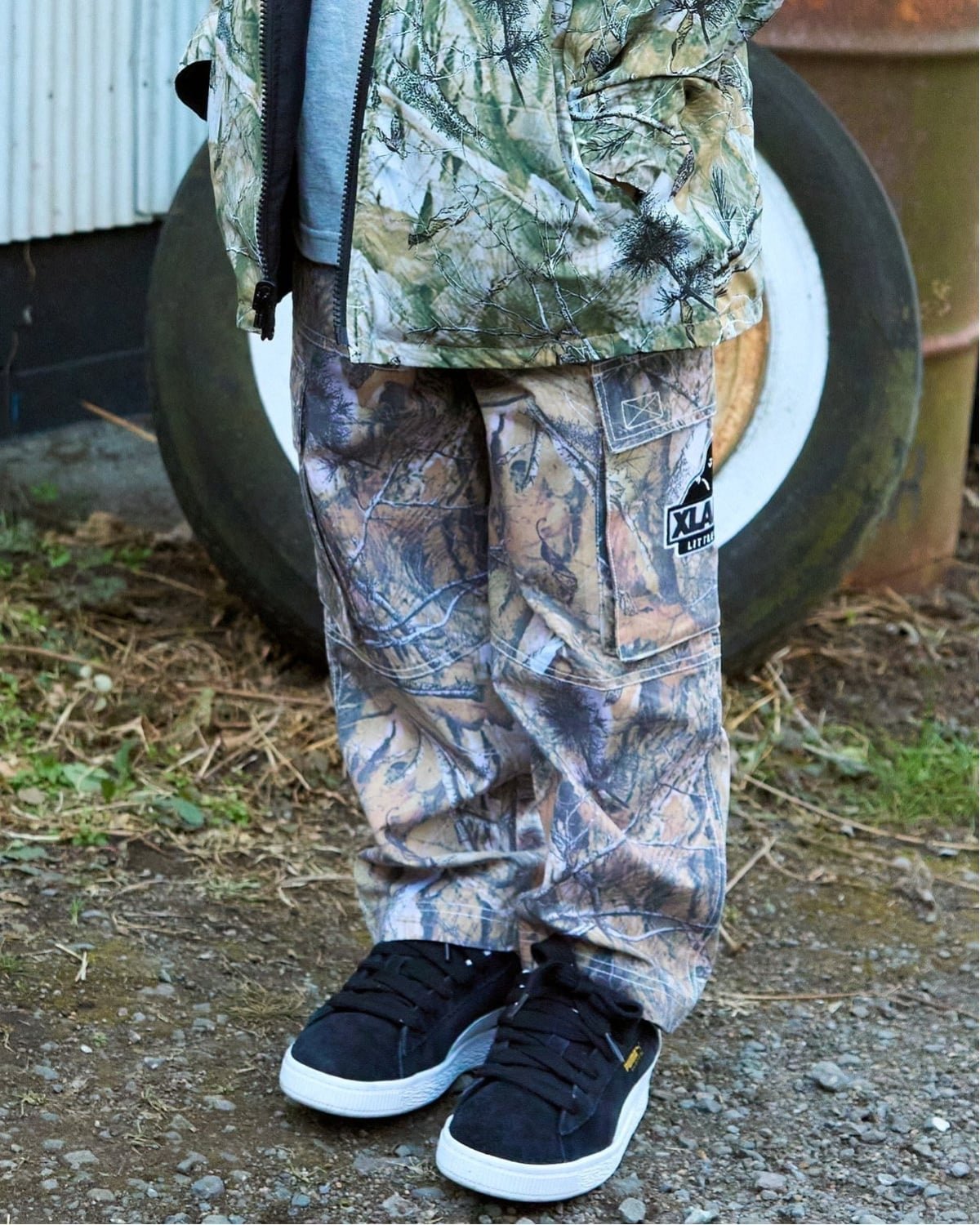 Рабочие брюки с камуфляжным рисунком "Деревья" XLARGE KIDS, Khaki