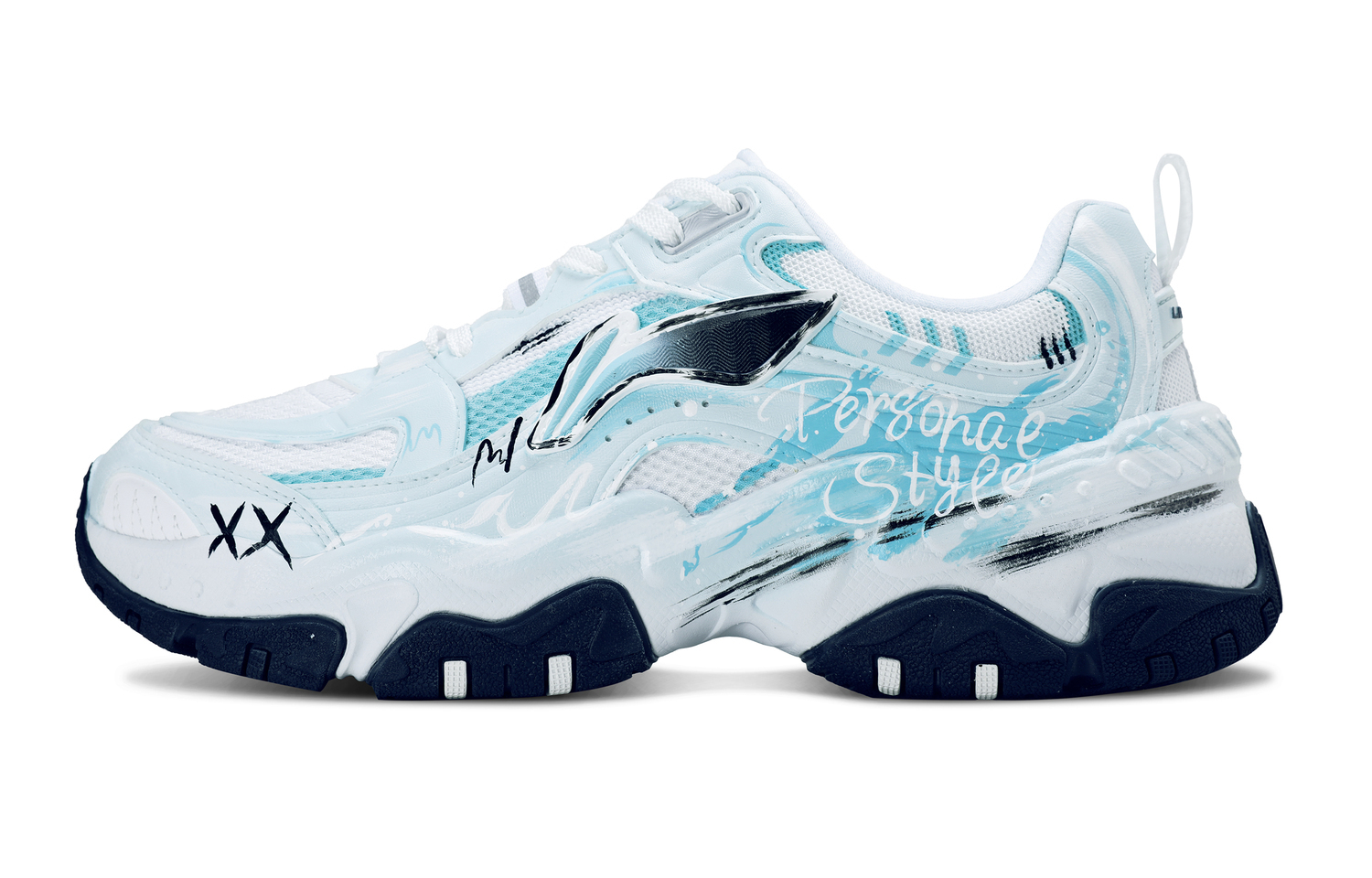 

Мужские низкие повседневные туфли Li Ning цвета "Морская соль, ледяной синий", цвет "Коричневый сахар", противоскользящие, износостойкие, увеличивают рост
