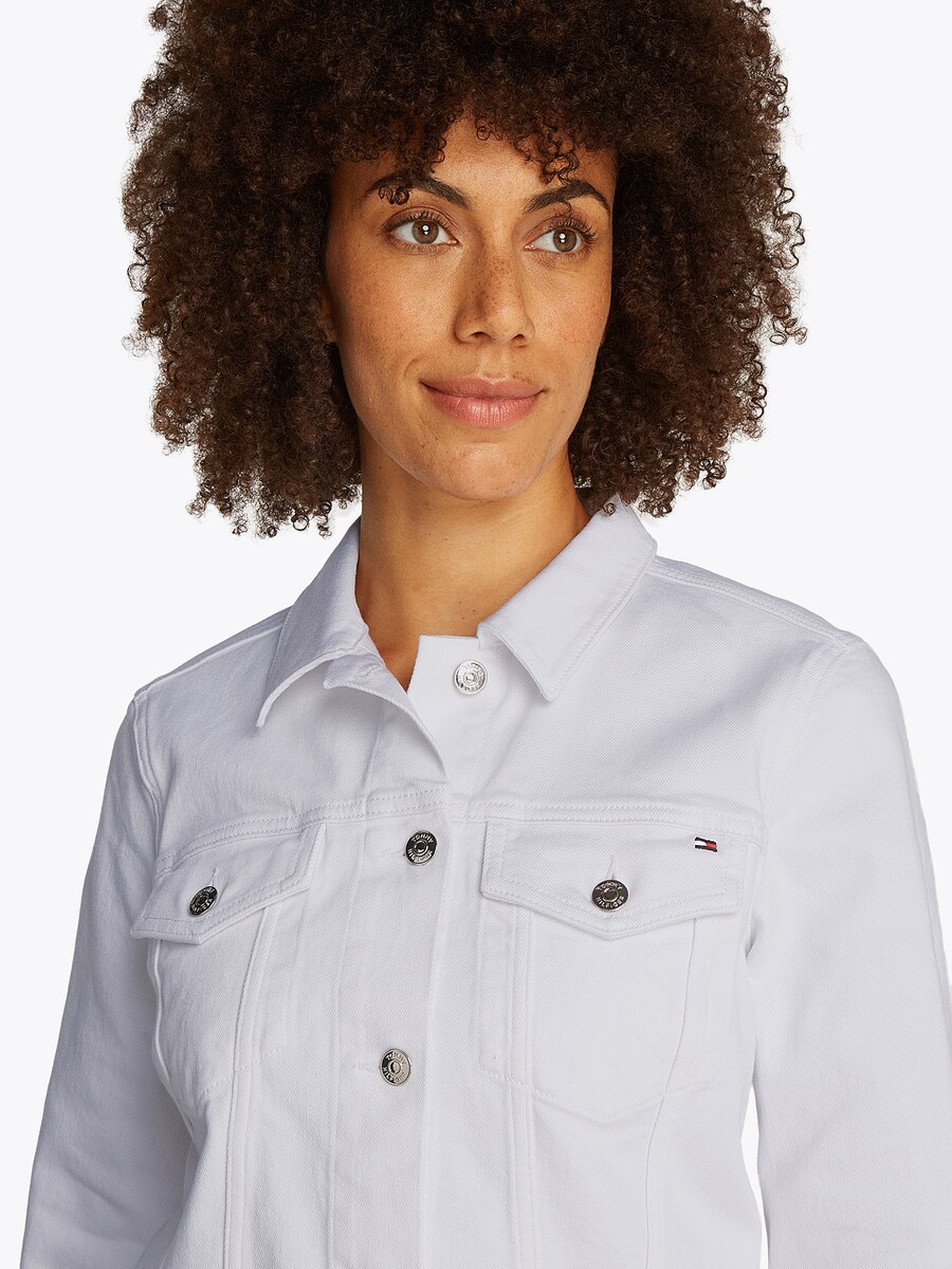 Межсезонная куртка TOMMY HILFIGER, цвет White denim — фото 4
