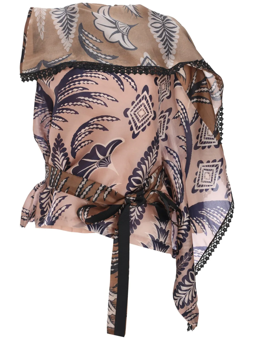 

Блузка с принтом Biyan, нейтральный