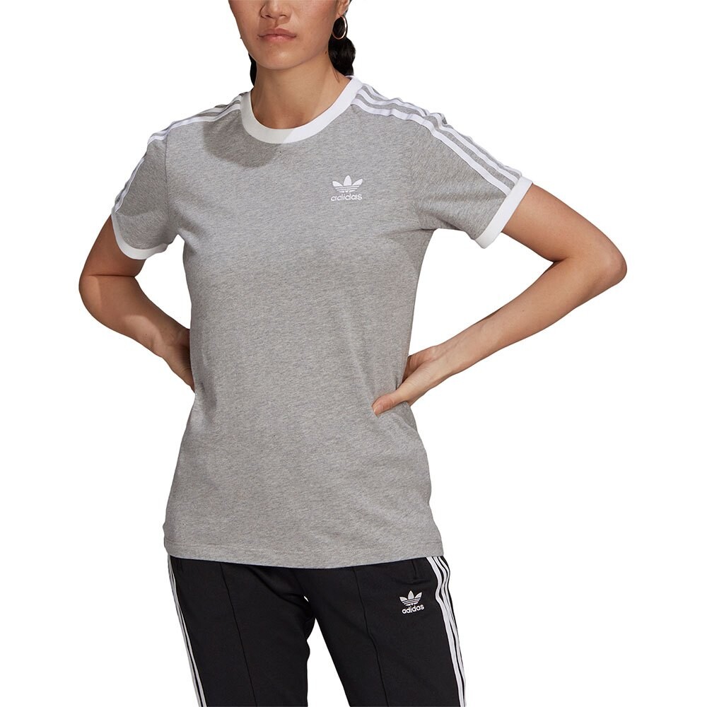 

Футболка adidas Originals 3 Stripes, серый