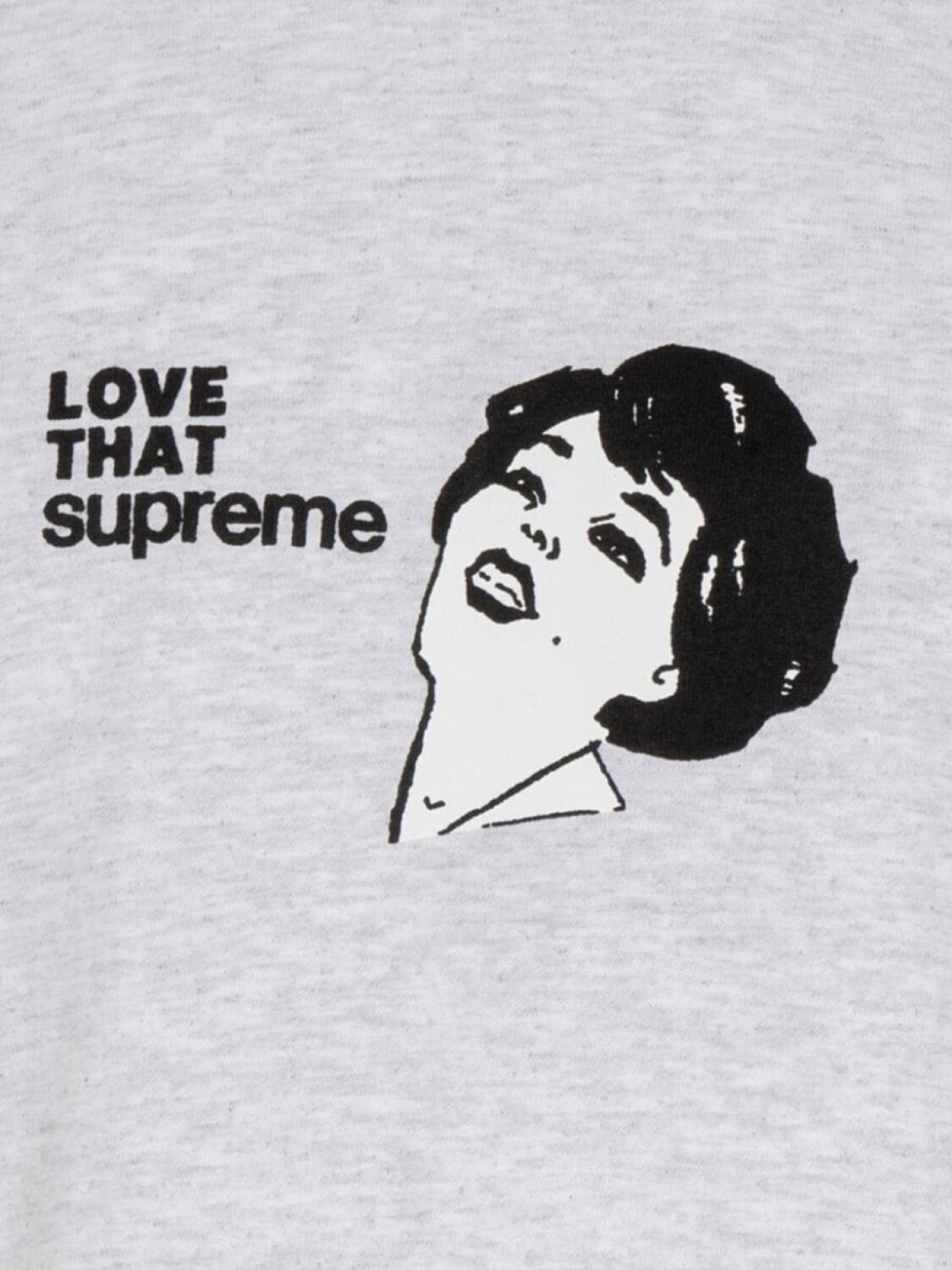 

Supreme футболка Love That, серый