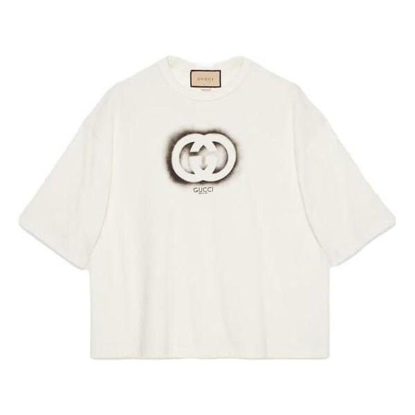 

Футболка cotton jersey t-shirt 'off white' Gucci, белый