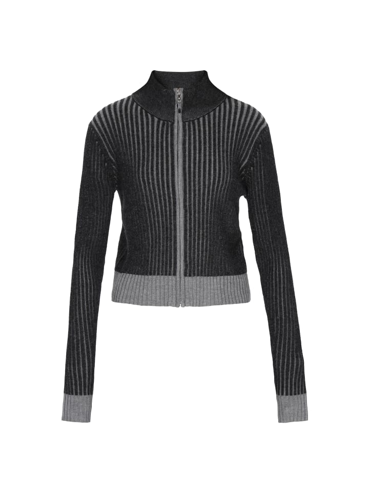 

MyMo ROCKS Женский кардиган черного и серого цвета