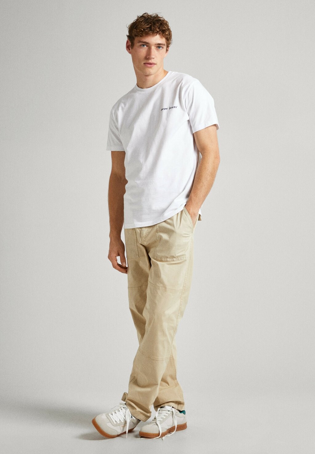 

Принт на футболке Pepe Jeans, белый