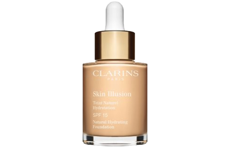 

JIAOYUNSHI сатиновое сияющее жидкое тональное средство прозрачное стойкое без эффекта маски 30мл CLARINS