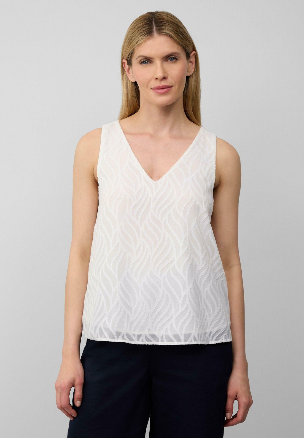 

Блуза Top s.Oliver BLACK LABEL, кремовый