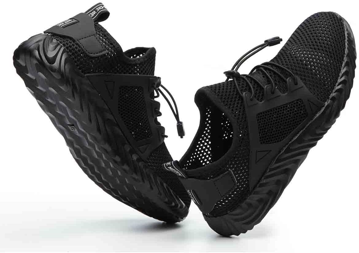 

Защитные обувь с дышащим сетчатым верхом, легкие страховочные ботинки, кроссовки с стальным носком, устойчивые к ударам и проколам, унисекс для активного отдыха на открытом воздухе (серый, EU 47) Hancha