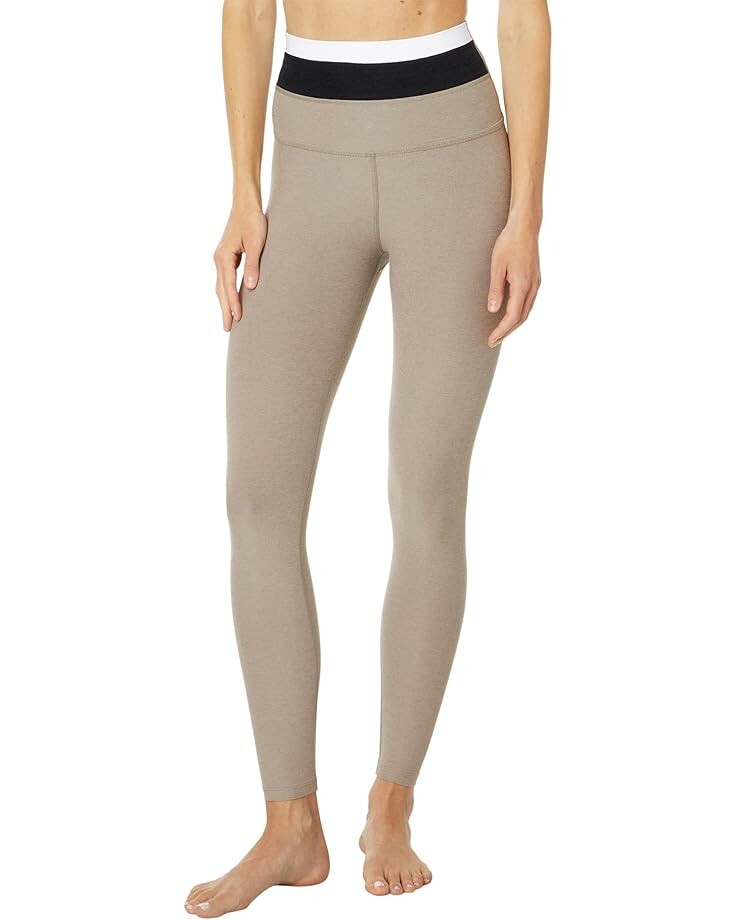 

Брюки Beyond Yoga Spacedye Horizon Color-Block Midi Legging, цвет Birch Tri-Color