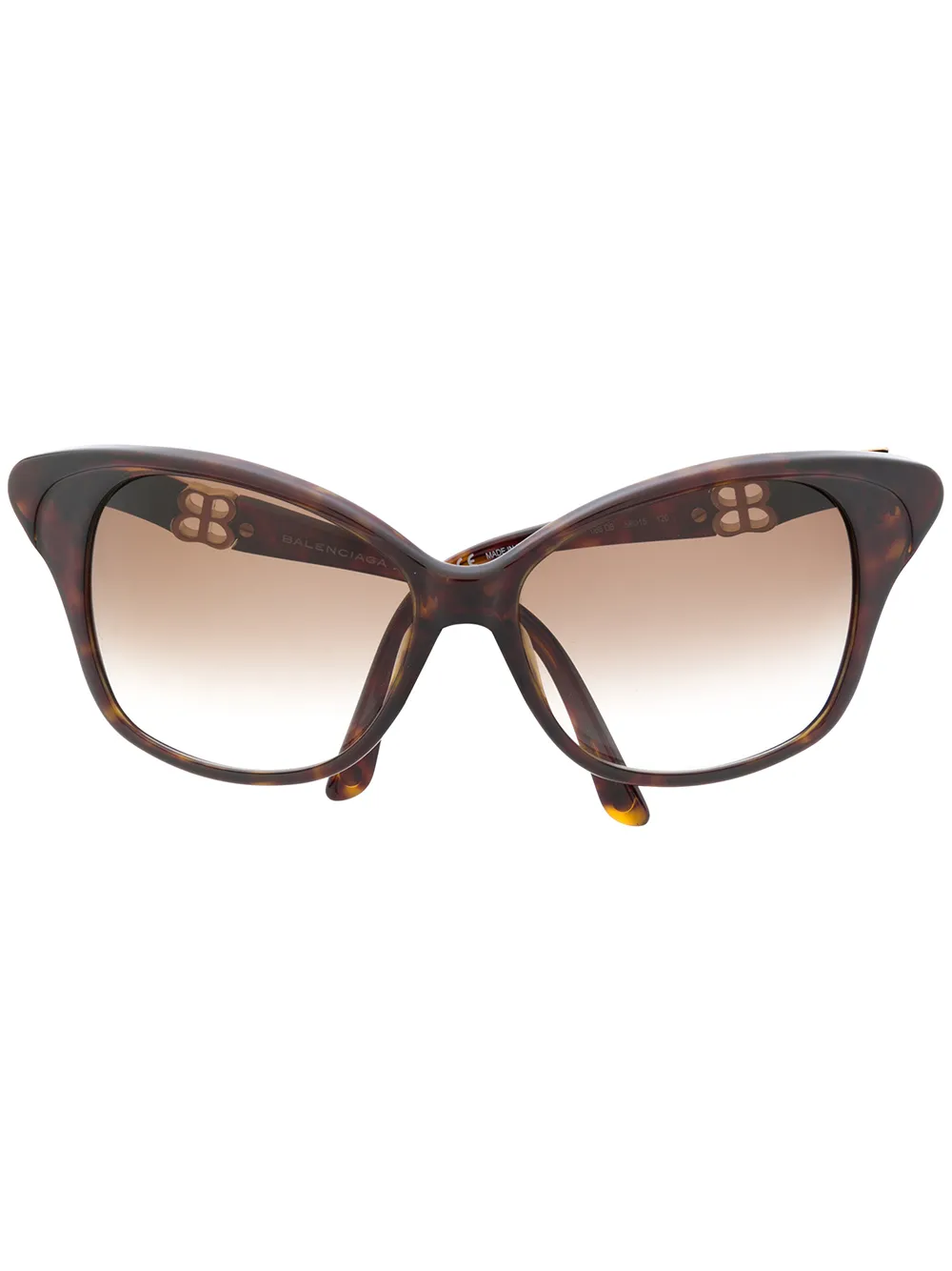 

Солнцезащитные очки с логотипом BB Balenciaga, коричневый