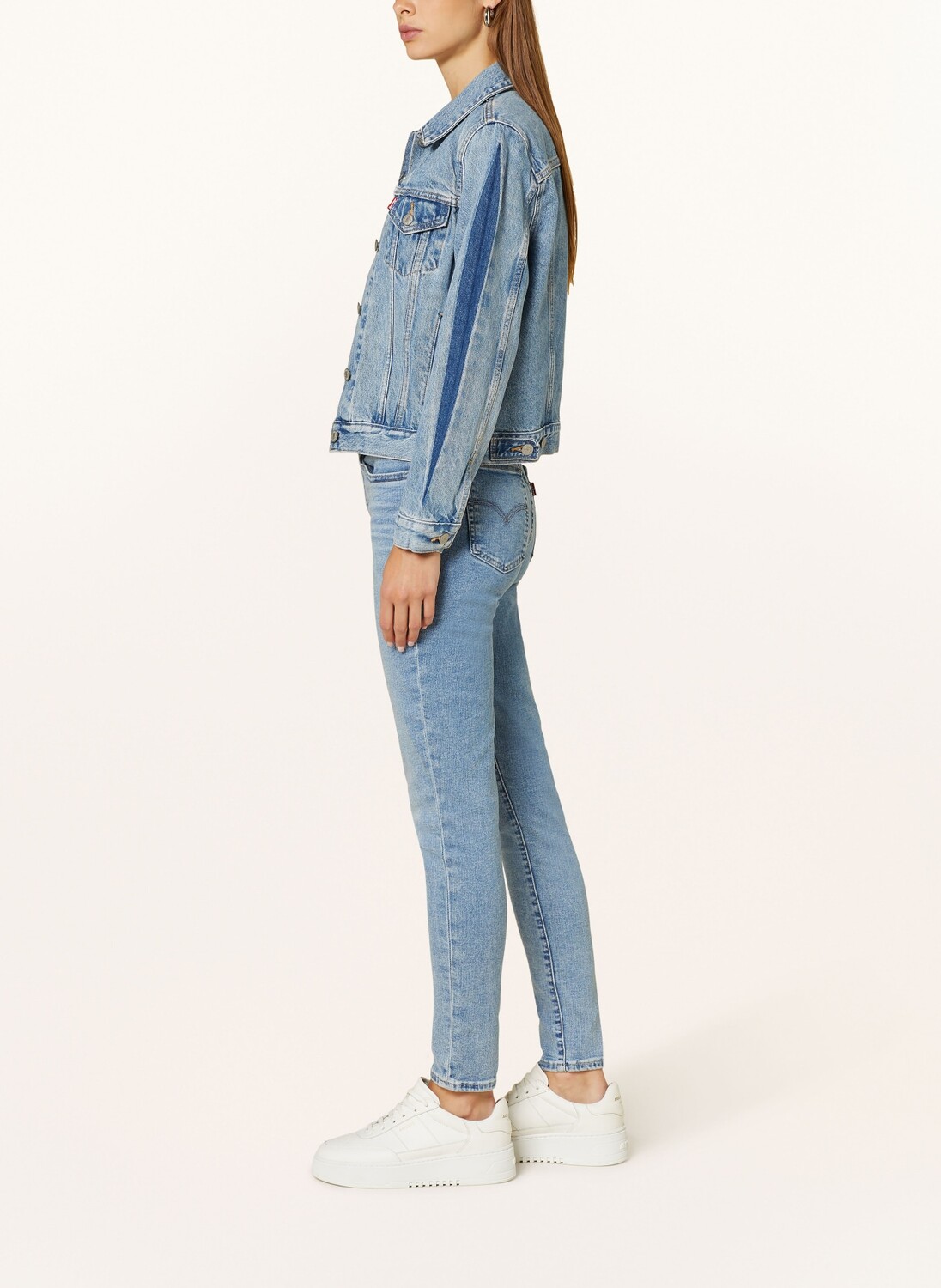 Джинсы скинни 721 скинни с высокой посадкой Levi'S, индиго — фото 4
