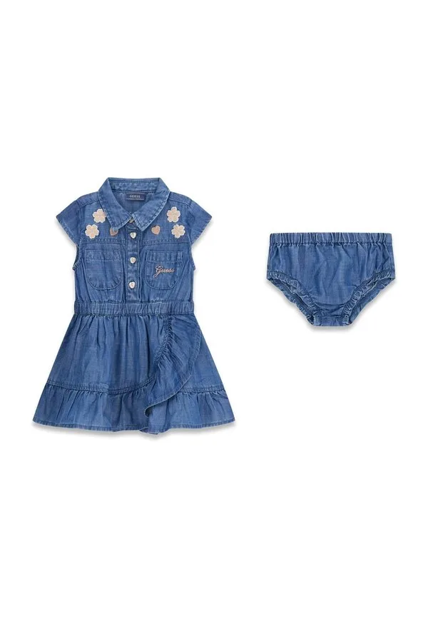 Платье-Комбинация из джинсовой ткани Guess, Blau