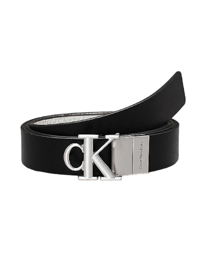 

Кожаный двусторонний ремень Calvin Klein, черный