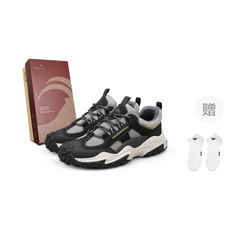 

BECK Кроссовки Feng Xiao Collection Low Top Casual Unisex черные [брендовые носки в подарок], цвет Black[Free Brand Socks]