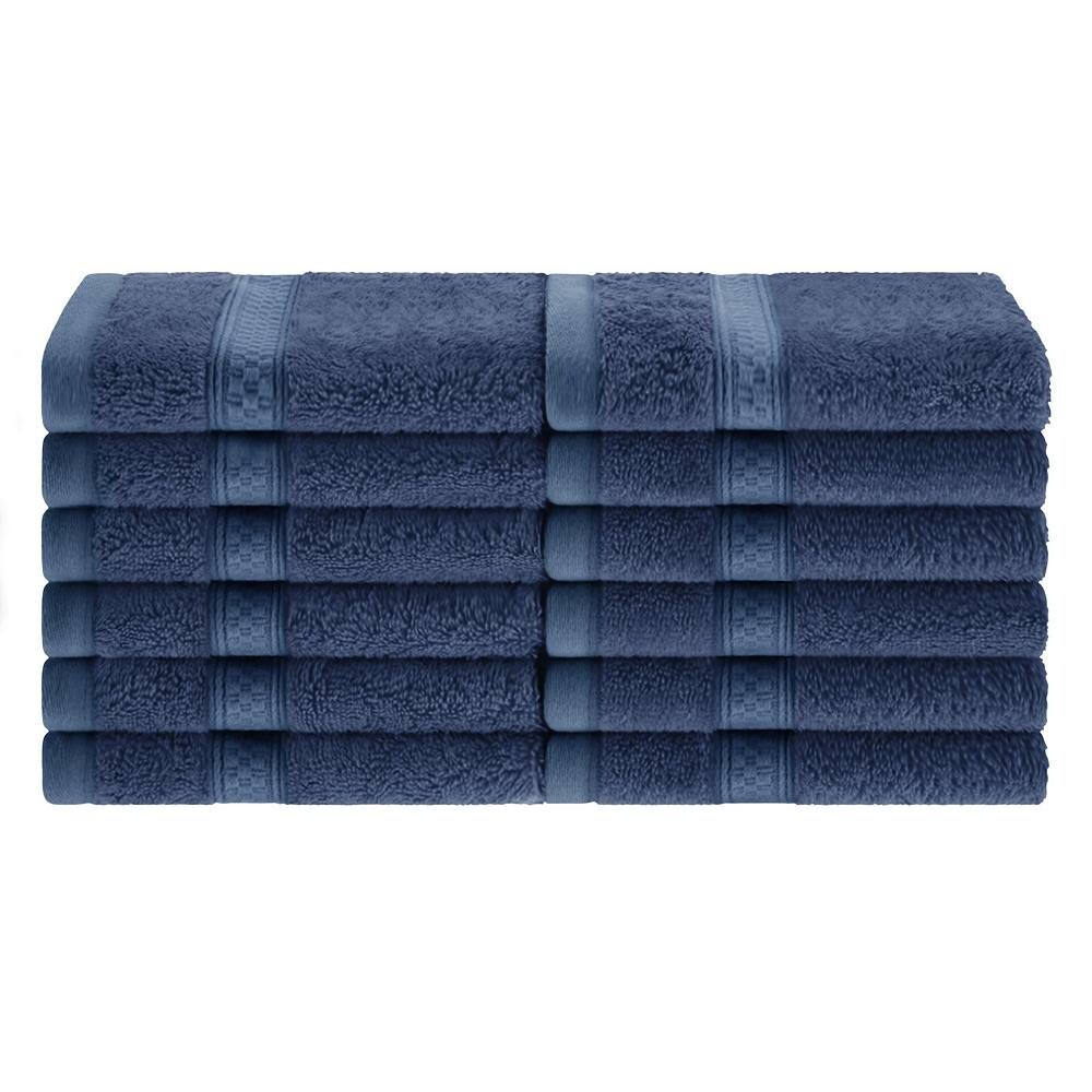

Набор полотенец для лица SUPERIOR Rayon from Bamboo Blend Solid, 12 шт., цвет Royal Blue