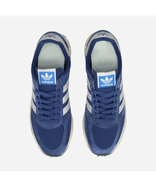 Унисекс кроссовки adidas LA TRAINER OG тёмно-синие — фото 2