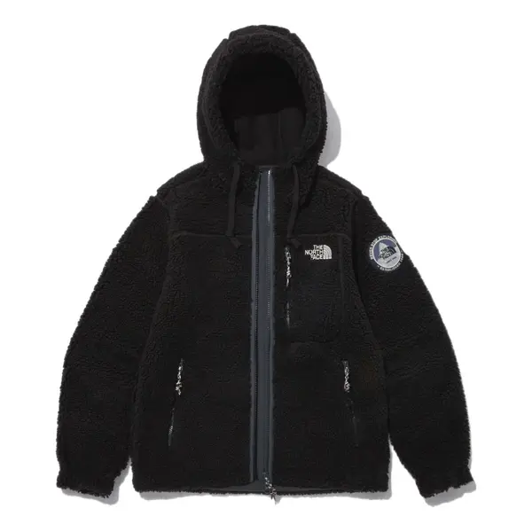 

Куртка fleece hoodie jacket 'black' The North Face, черный