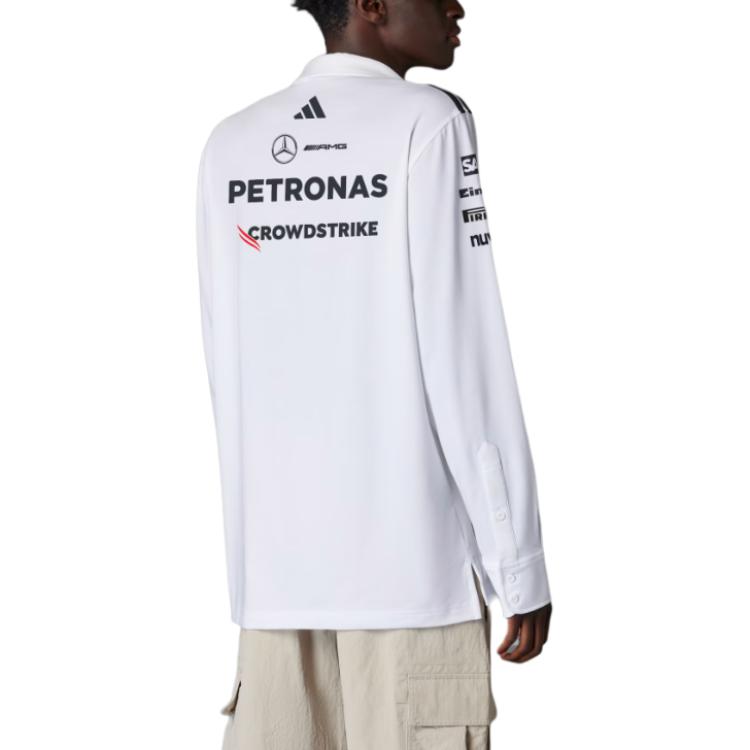 Free Shipping With AdiClub Mercedes Adidas, белый/черный — фото 4