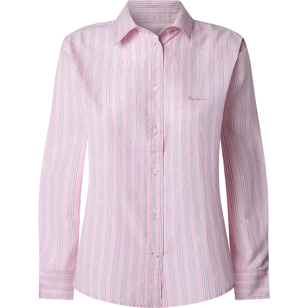 

Рубашка с длинным рукавом Pepe Jeans Clever, розовый
